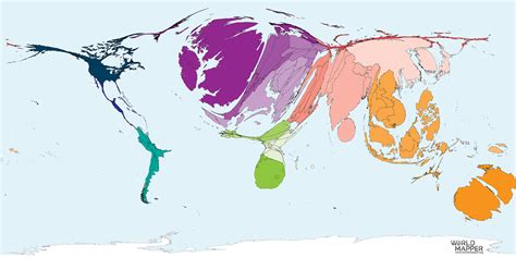 Migration to Australia 1990-2017 - Worldmapper