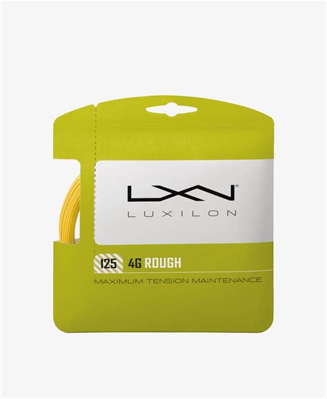 Luxilon 4G Rough 125 Tennis String Set EZBOX SPORTS