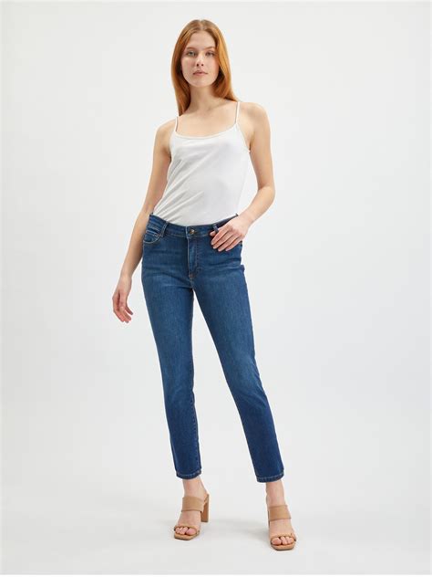 Dunkelblaue Skinny Fit Jeans F R Damen Orsay Orsay At Der