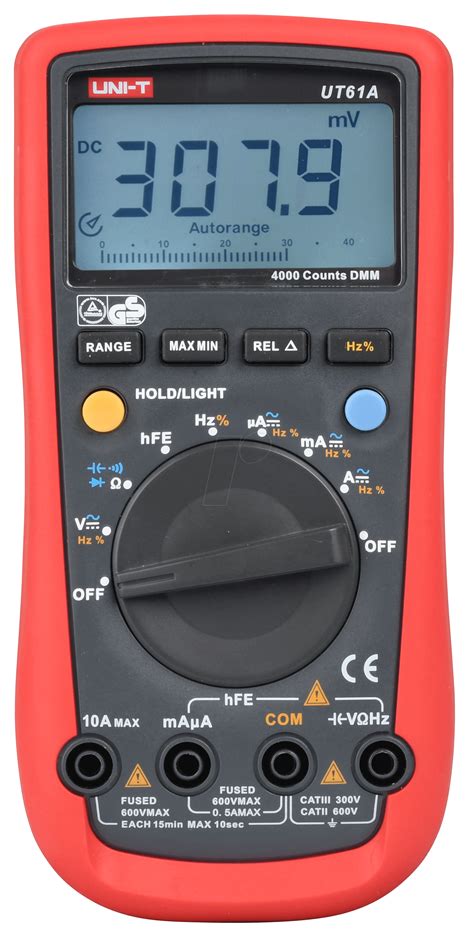 Ut A Uni T Digitale Multimeter Tellingen Bei Reichelt Elektronik