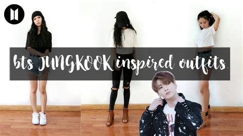 BTS 방탄소년단 INSPIRED OUTFITS PT 2 JUNGKOOK YouTube