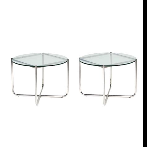 Ludwig Mies Van Der Rohe Mies Van Der Rohe Mr Side End Table Chrome