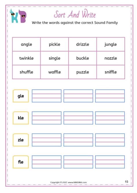 Consonant Le Syllable Pattern Word Work Turtle Words No Prep