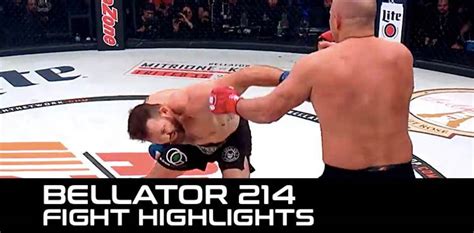 Watch Ryan Bader S Devastating KO Of Fedor Video Bellator 214 Main