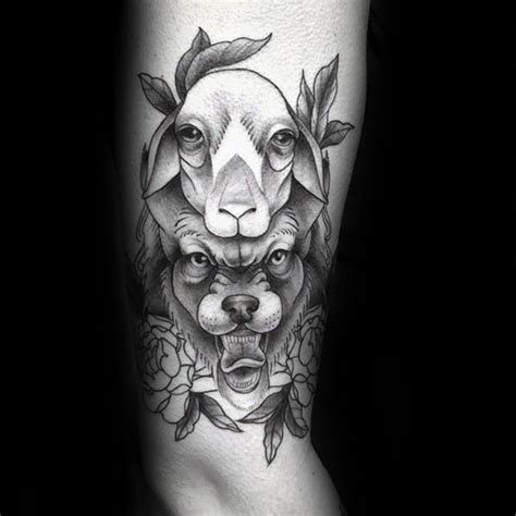 50 Wolf In Sheeps Clothing Tattoo Designs For Men - Manly Ideas