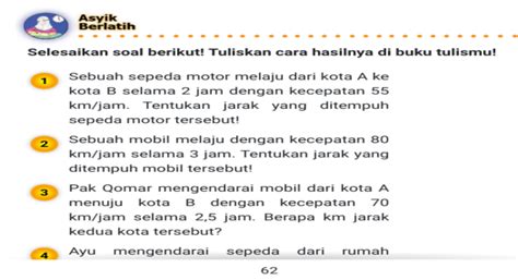 Kunci Jawaban Matematika Kelas Sd Mi Halaman Asyik Berlatih Nomor