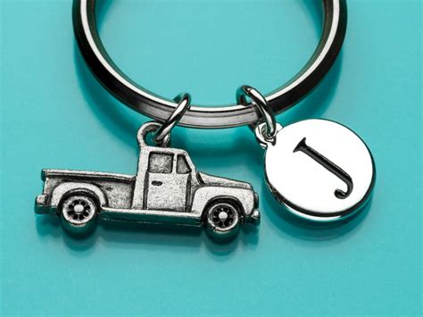 Pickup Truck Keychain Pickup Truck Key Ring Truck Charm Truck Gift