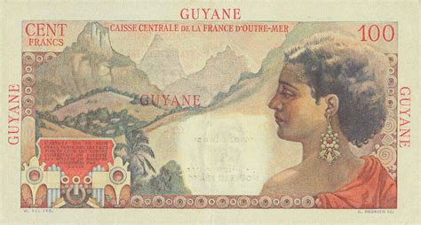 New Franc Overprint On Francs French Guiana Numista