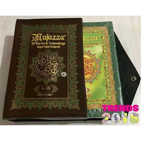 Jual Al Quran Per Juz Terjemah Isi 30 Juz Al Quran Mujazza Ukuran