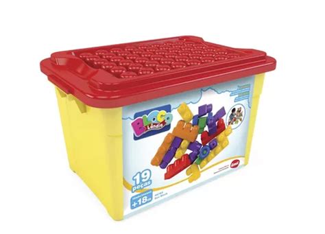 Brinquedo Educativo Blocos Para Montar Box Blok Caixa De Blo Mercadolivre