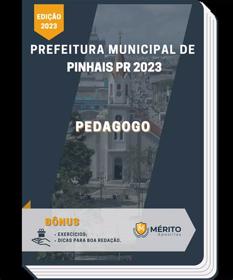 Apostila Pedagogo Prefeitura de Pinhais PR 2023 Mérito Apostilas