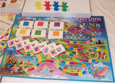 Vintage Milton Bradley 1984 Candyland And 2001 Disney Cl Board Game Lot