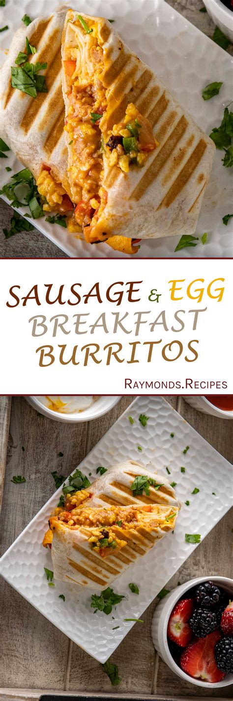 Easy Make Ahead Freezer Sausage And Egg Breakfast Burritos