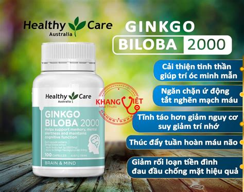 Gi G C Healthy Care Ginkgo Biloba Gi P T Ng C Ng Tr Nh L