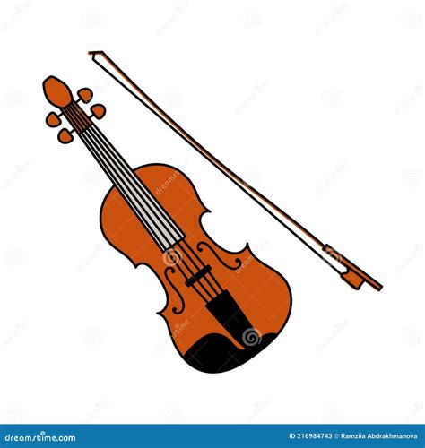 How To Draw A Cartoon Violin