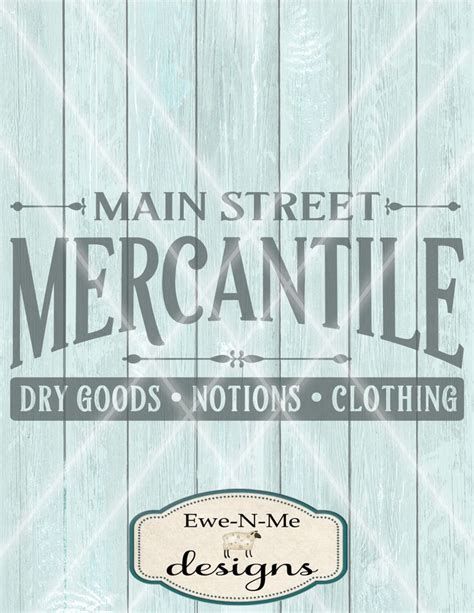 Mercantile Svg Dry Goods Notions Clothing Svg Main Street Mercantile