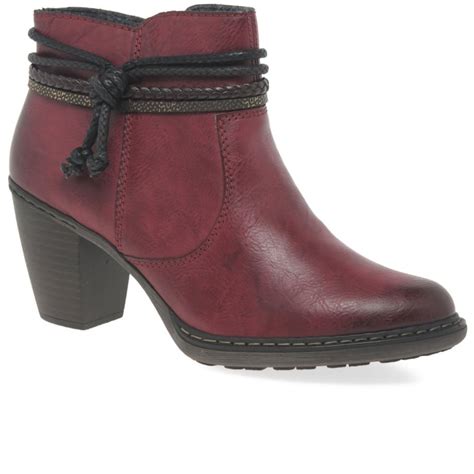 Rieker Rope Womens Casual Ankle Boots Charles Clinkard