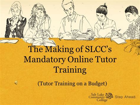 The Making Of Slccs Mandatory Online Tutor Training Tutor Training On