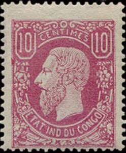 Stamp King Leopold Ii Congo Free State Leopold Ii Profile To The