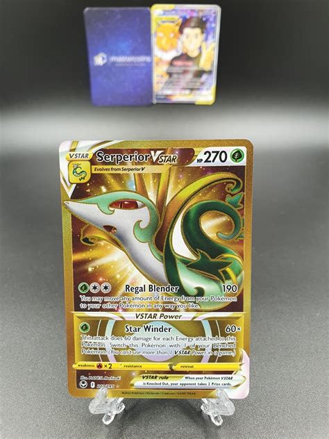 Serperior Vstar 210 195 Silver Tempest Pokemon TCG NM Mastercoins