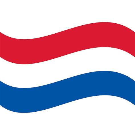 Ilustra O Vetorial Da Bandeira Da Holanda Vetor Premium