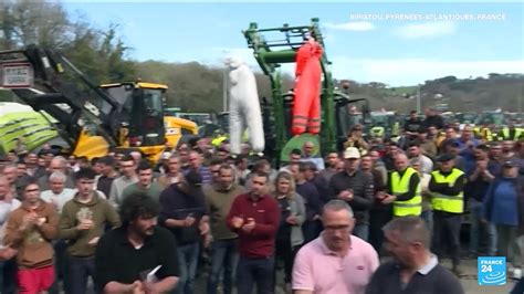 Protesting French Spanish Farmers Block Border One News Page VIDEO