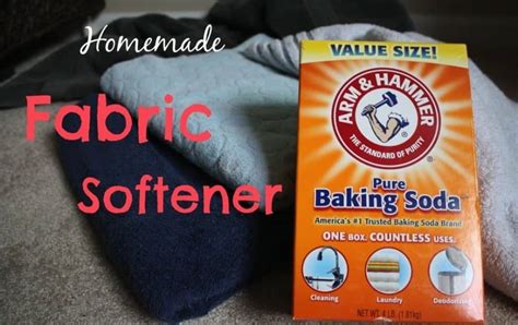 Easy Homemade Fabric Softener Recipe With Baking Soda