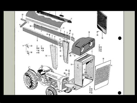 Massey Ferguson To 35 Mf 202 204 Tractor Parts Manual Gas And Etsy