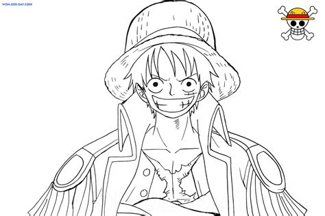 Desenhos Para Colorir One Piece Wonder