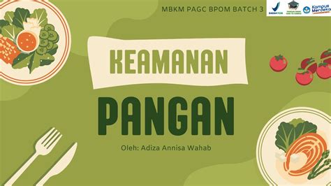 Tugas Pelatihan Keamanan Pangan Mbkm Pagc Batch 3 Youtube