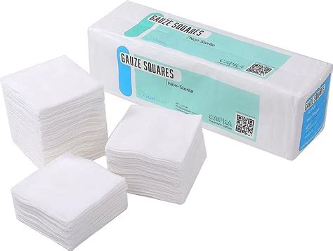 4x4 12ply 200pcs Dental Medical Grade By Vastmed Capra Gauze Woven