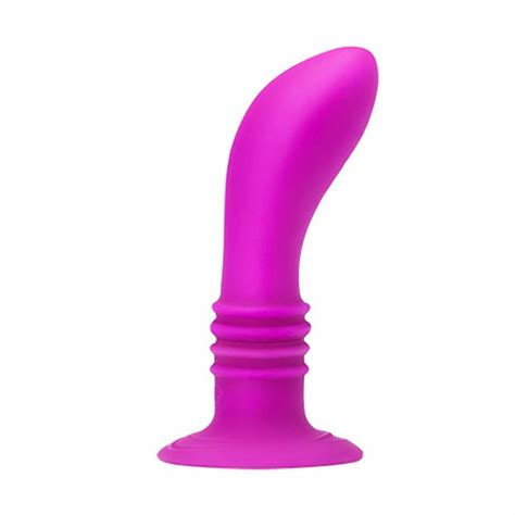 PLUG ANAL EM SILICONE VENTOSA VIBRO E ANELADO PRETTY LOVE