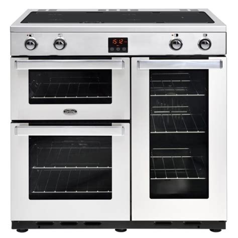 Belling Range Cooker 90ei Electric Induction Stainless Steel 444444078