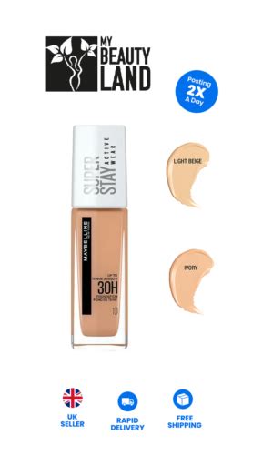 Maybelline Superstay 30h Full Coverage Foundation Sealed Choose Shade Ebay