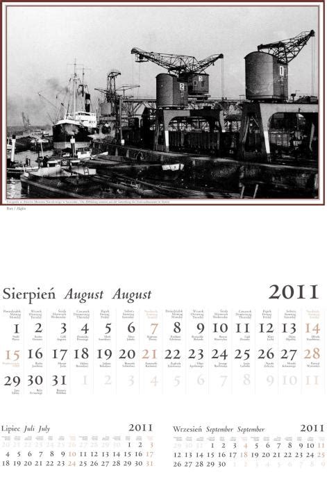 Szczecin Na Starej Fotografii Kalendarz 2011 Stettiner Kalender