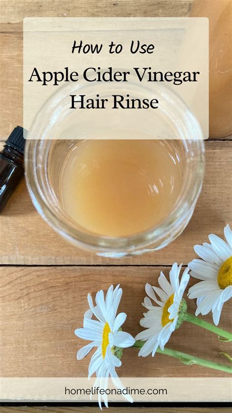 This Recipe For An Apple Cider Hair Rinse Will Help Get Rid Of Hair Buildup Create A Lasting