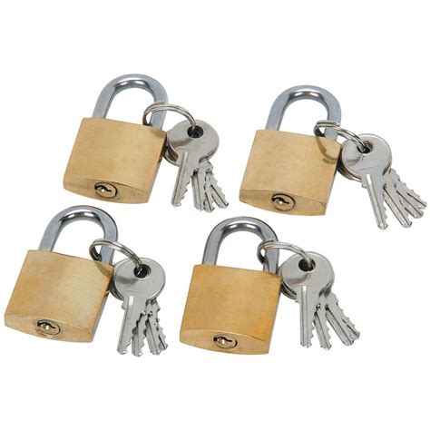 4 Piece Padlock Set