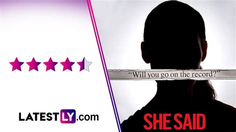 Hollywood News Movie Review She Said Is A Hard Hitting Tale Of The