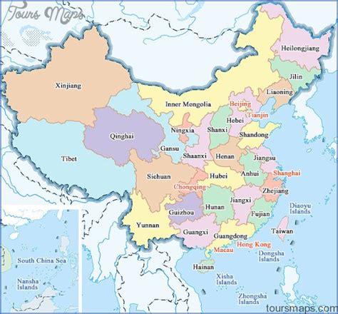 China Map With Cities - ToursMaps.com