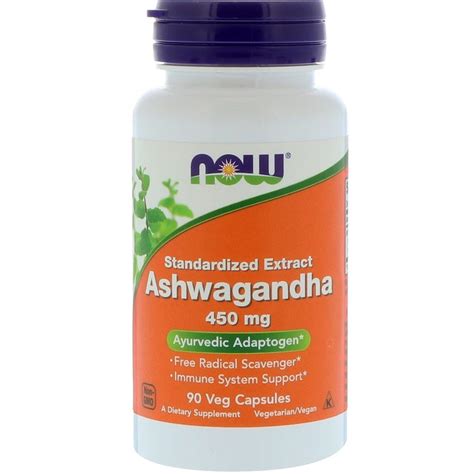 Now Foods Ashwagandha 450 Mg 90 Veg Capsules Drherb