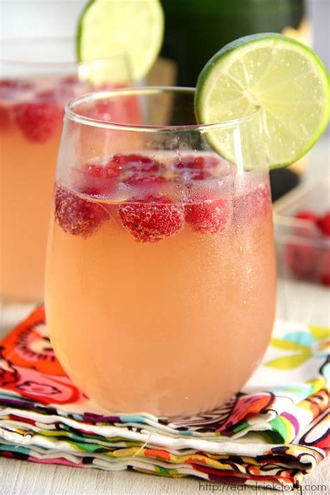 Raspberry Lemonade Champagne Punch Eat Drink Love Champagne