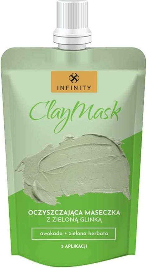 Maseczka Infinity Clay Mask Maseczka Z Zielon Glink Avocado I Zielona