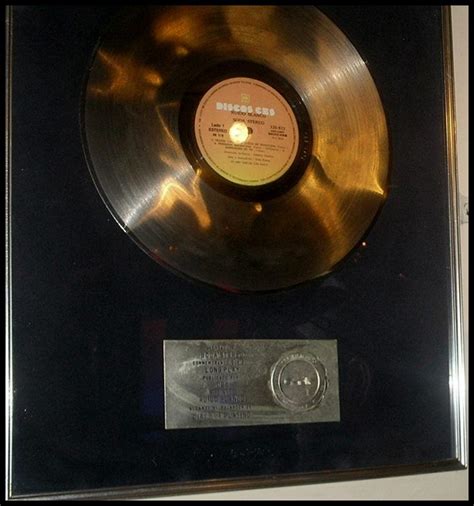 SODA STEREO Ruido Blanco Disco De Platino CBS 1987 Exhibido En El