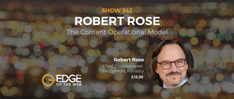 Transcript The Content Operational Model With Robert Rose