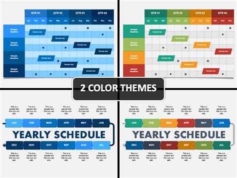 Yearly Schedule Powerpoint And Google Slides Template Ppt Slides