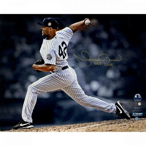 Mariano Rivera Signed New York Yankees Pitching 16x20 Photo Inscribed