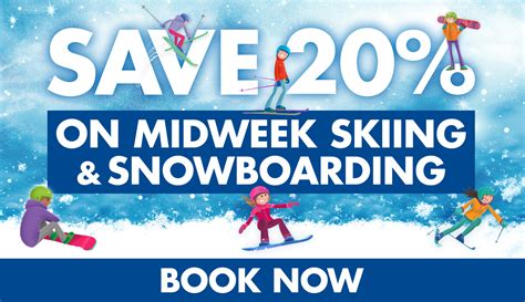 20% off midweek skiing and snowboarding - SnowDome