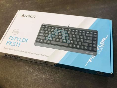 A4Tech FKS11 Fstyler Compact Size Wired Keyboard USB Grey On Carousell