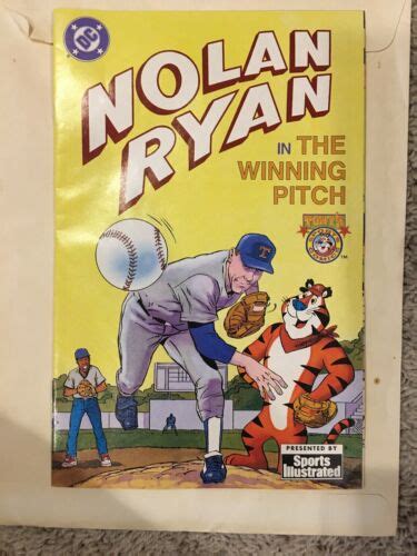 Nolan Ryan In The Winning Pitch Comic Book MLB Tony The Tiger Sports