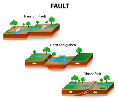 Fault Geology Stock Vector Illustration Of Formation 39324668